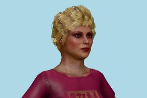 Dahlia Mason Silent-Hill, woman, female, girl, people, human, xna, characters, rigged